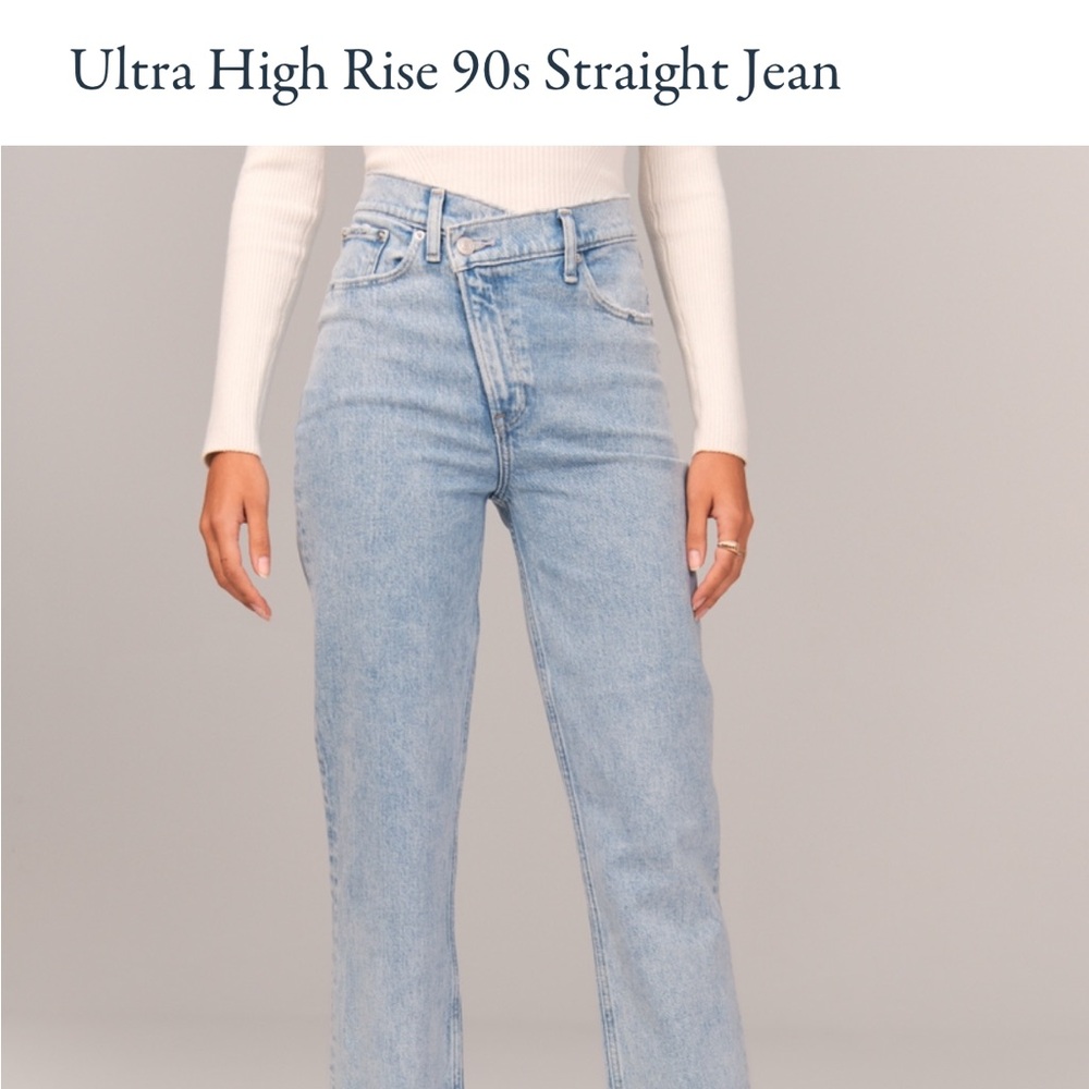 Abercrombie ultra high rise jeans